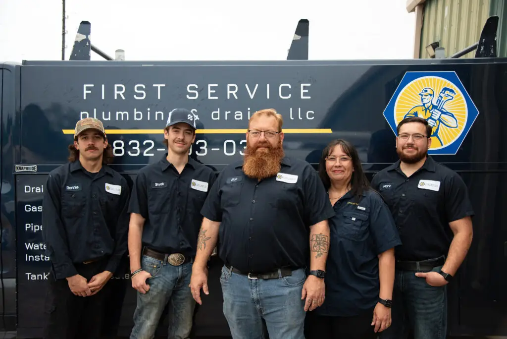 First Service Plumbing Team and Owners